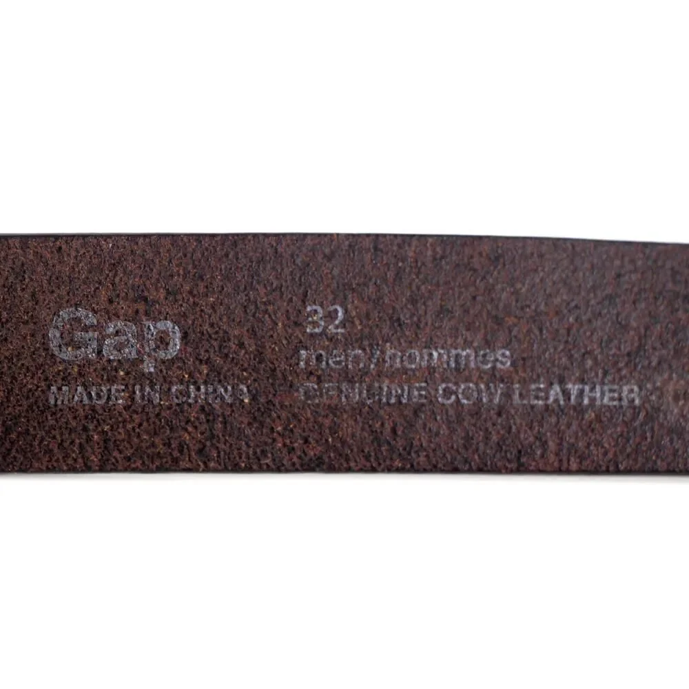 Gap SADDLE BROWN GENUINE LEATHER 1 1/8